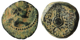Seleucid Kingdom. Antiochos VII. Euergetes. (138-129 BC). Bronze Æ. Antioch. 19mm, 5,36g