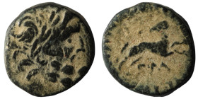 Seleucis and Pieria under Silanus. (12-13 AD). Pseudo-autonomous Bronze Æ. Antioch. artificial sandpatina. 18mm, 6,90g