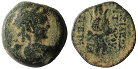 Seleucid Kingdom. Antiochos VII. Euergetes. (138-129 BC). Bronze Æ. Antioch. 13mm, 5,45g