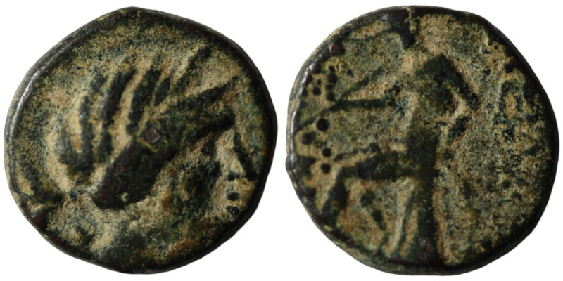 Seleucid Kingdom. Seleukos III. Keraunos. (226-223 BC). Bronze Æ. Antioch. 14mm,...