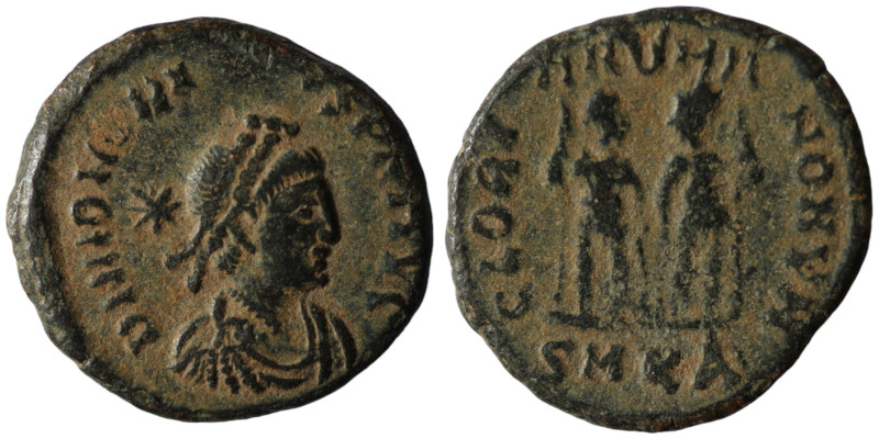 Honorius. (393-423 AD). Æ Follis. Cyzicus. 17mm, 2,02g