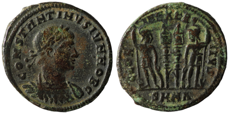 Constantinus II. (337-361 AD). Æ Follis. Nicomedia. 18mm, 2,38g