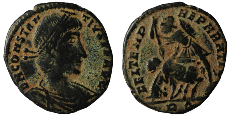 Constantinus II. (337-361 AD). Æ Follis. Antioch. 18mm, 1,86g