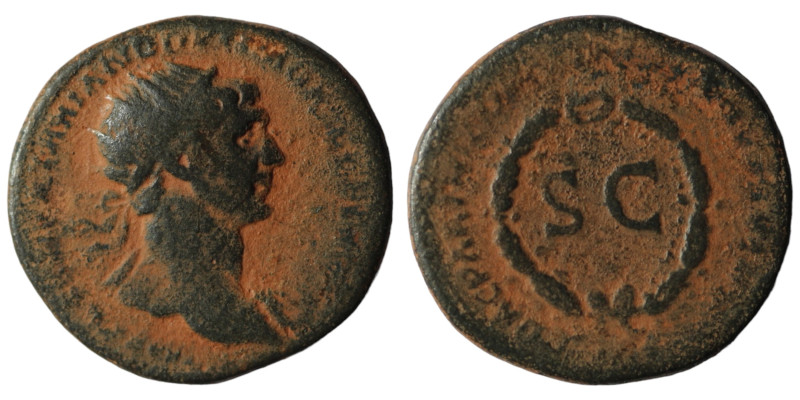 Trajan. (115-116 AD). Semis. Rome (for circulation in Syria). Obv: IMP CS NER TR...