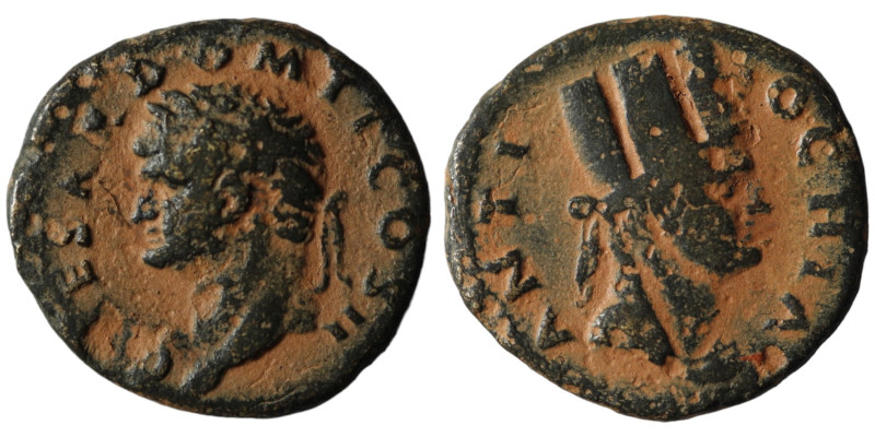 Domitian. (81-96 AD). Æ Semis. Syria. Antioch. 19mm, 4,31g