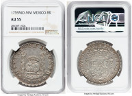 Ferdinand VI 8 Reales 1759 Mo-MM AU55 NGC, Mexico City mint, KM104.2, Cal-495. HID09801242017 © 2024 Heritage Auctions | All Rights Reserved