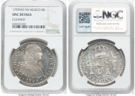 Charles IV 8 Reales 1799 Mo-FM UNC Details (Cleaned) NGC, Mexico City mint, KM109, Cal-963. HID09801242017 © 2024 Heritage Auctions | All Rights Reser...