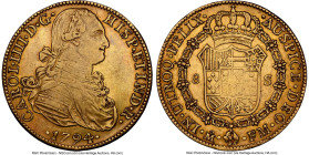 Charles IV gold 8 Escudos 1794 Mo-FM AU58 NGC, Mexico City mint, KM159, Cal-1633. HID09801242017 © 2024 Heritage Auctions | All Rights Reserved