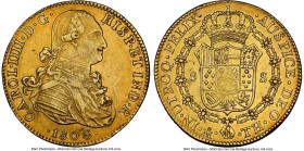 Charles IV gold 8 Escudos 1806 Mo-TH AU58 NGC, Mexico City mint, KM159, Cal-1651. HID09801242017 © 2024 Heritage Auctions | All Rights Reserved