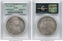 Ferdinand VII 8 Reales 1811 Mo-HJ AU55 PCGS, Mexico City mint, KM110, Cal-1317. Armored bust variety. HID09801242017 © 2024 Heritage Auctions | All Ri...