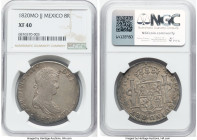 Ferdinand VII 8 Reales 1820 Mo-JJ XF40 NGC, Mexico City mint, KM111, Cal-1336. HID09801242017 © 2024 Heritage Auctions | All Rights Reserved