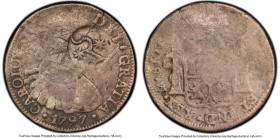 War of Independence "Morelos and Supreme Junta" Counterstamped 8 Reales ND (1812-1815) VF Details (Tooled) PCGS, cf. KM284. Morelos and Supreme Junta ...