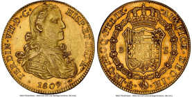 Ferdinand VII gold 8 Escudos 1809 Mo-HJ AU58 NGC, Mexico City mint, KM160, Cal-1782. HID09801242017 © 2024 Heritage Auctions | All Rights Reserved