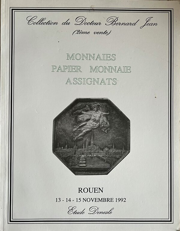 Bourgey E. Collection du Docteur Bernard Jean (2eme Vente), Monnaies, Papier Mon...