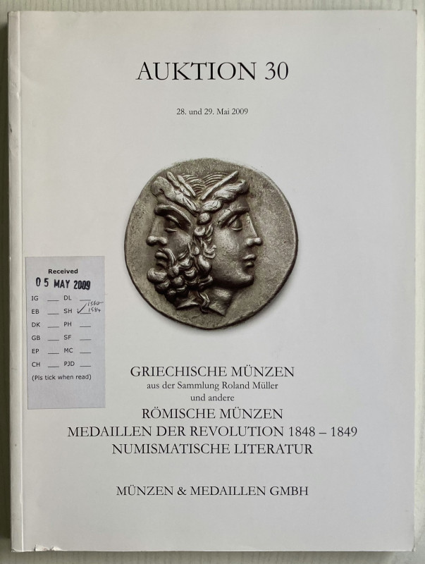 Munzen & Medaillen Auktion 30 Griechische Munzen aus der Sammlung Roland Muller ...