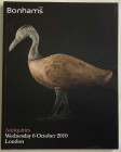 Bonhams Antiquities. London 6 October 2010. Brossura ed. pp. 211, ill. a colori. Ottimo stato.