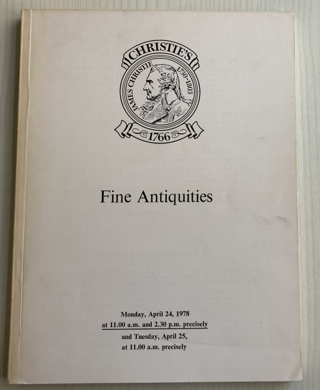 Christie's Fine Antiquities. A Collection of Fine Antiquities, Ancient Glass and...