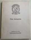 Christie's Fine Antiquities. Fine Antiquities from the Collection of the late Josef Muller of Solothurn, Switzerland. London 14 June 1978. Brossura ed...