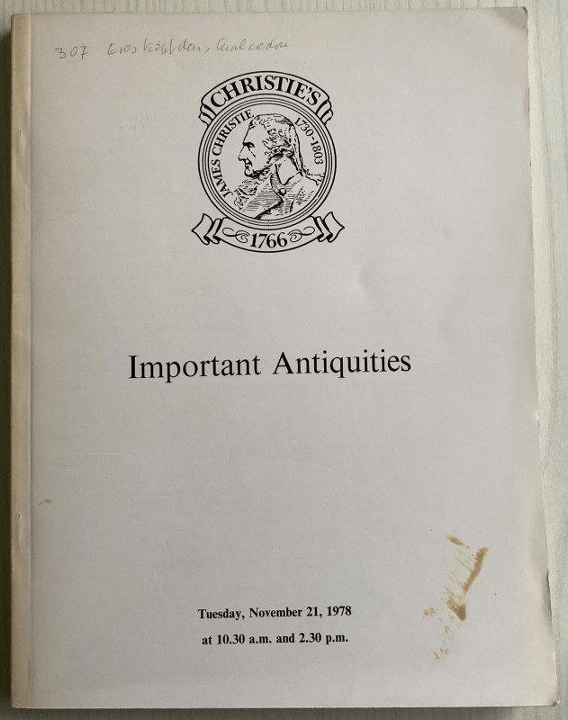 Christie's Important Antiquities. From Collection of the late Harold L. Petersen...