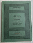 Sotheby & Co. Catalogue of Antiquities islamic an indian Art. London 14 July 1975. Brossura ed. pp. 91, lotti 226, ill. in b/n. Ottimo stato.
