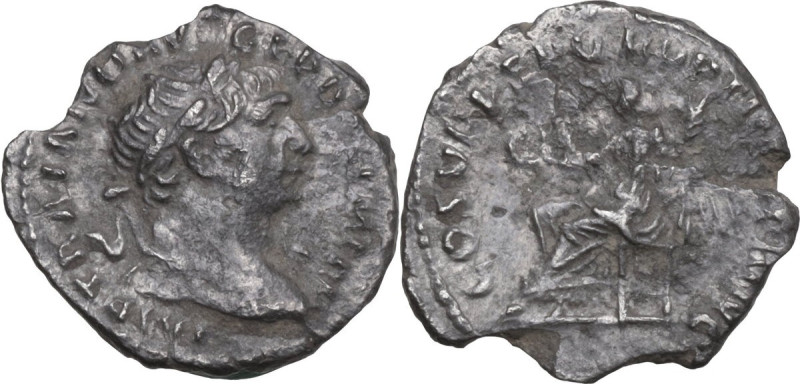 Trajan (98-117). AR Quinarius, 103-111. Obv. IMP TRAIANO AVG GER [DAC P M TR P]....