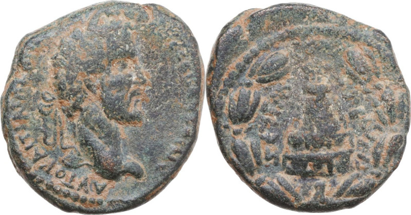 Antoninus Pius (138-161). AE 24 mm, Syria, Commagene, Zeugma mint. Obv. ΑΥΤΟ ΚΑΙ...