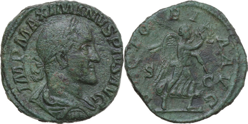 Maximinus I (225-238). AE As, Rome mint, 235-236. Obv. IMP MAXIMINVS PIVS AVG. L...