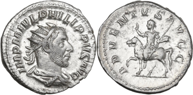 Philip I (244-249). AR Antoninianus, Rome mint, 244-247 AD. Obv. IMP M IVL PHILI...