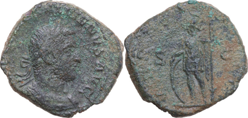 Gallienus (253-268). Joint reign. AE Sestertius, Rome mint, 254 AD. Obv. [IMP C ...