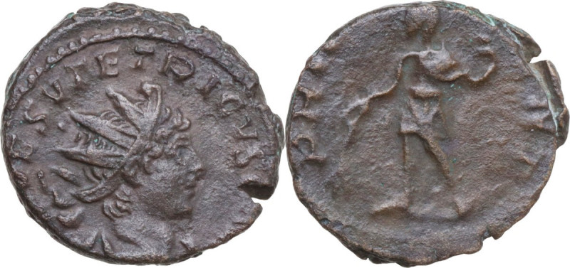 Tetricus II as Caesar (273-274 AD). BI Antoninianus, Treveri mint. Obv. [C PIV] ...