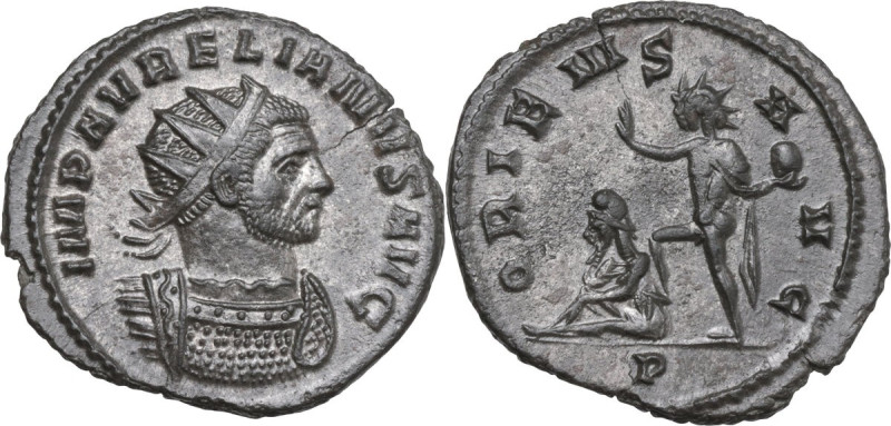 Aurelian (270-275). BI Antoninianus, Serdica mint. Obv. IMP AVRELIANVS AVG. Radi...