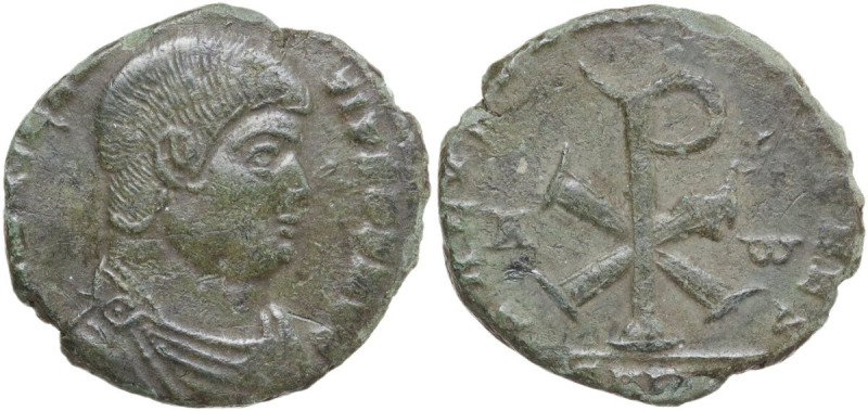 Magnentius (350-353). AE Double Centenionalis. Uncertain mint, possibly Lugdunum...