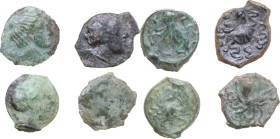 Greek World. Multiple lot of four (4) AE Onkiai of Syracuse.