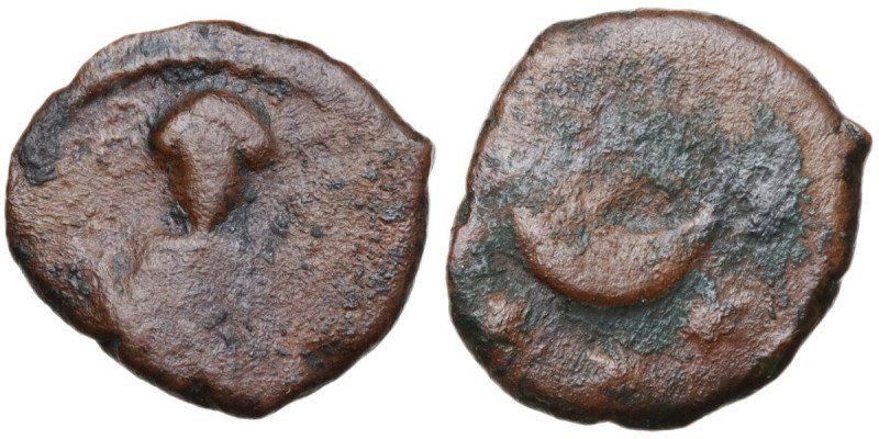 Capua. Ruggero II (1105-1154). Follaro. CNI tav. XIII, 15; Travaini 1995 208; D'...