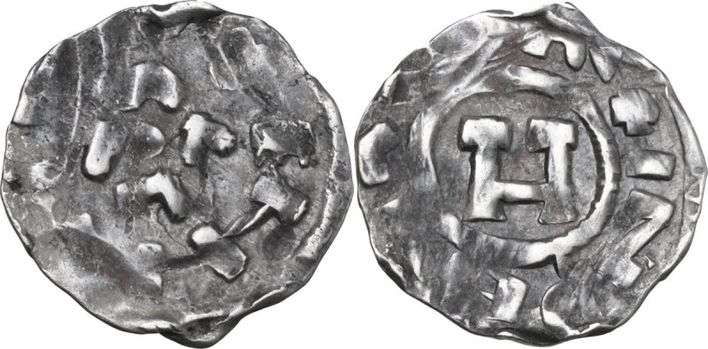 Lucca. Enrico III, IV o V di Franconia (1039-1125). Denaro. CNI tav. IV, 31; MIR...