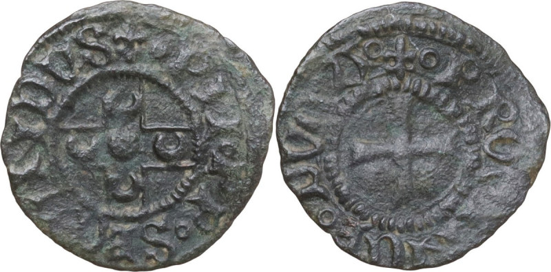 Spoleto. Pio II (1458-1464), Enea Silvio Piccolomini. Picciolo. D/ Croce contene...