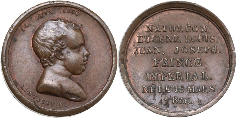 France. Napoleone Eugenio Luigi Giovanni Giuseppe Bonaparte (1856-1879). Baptism...