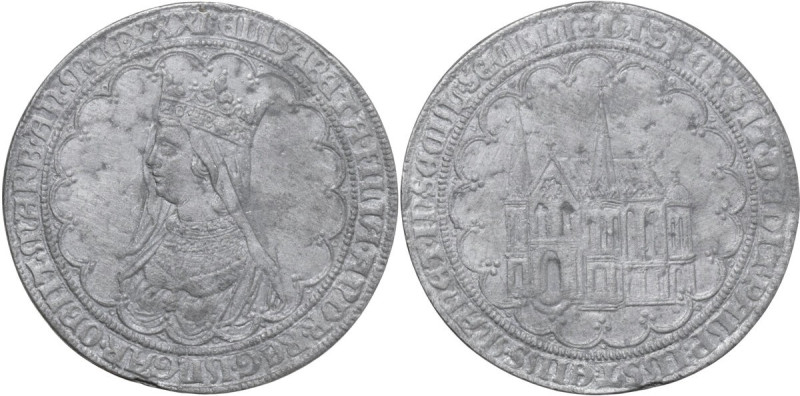 Czech Republic. Hapsburg. Early 17th century, c. 1619. Tin medal, A so-called “J...