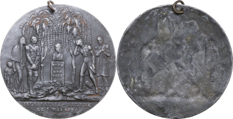 France. Napoleon (1769-1821). Medal 1821 for the death in Saint Helene. PB. 63.9...