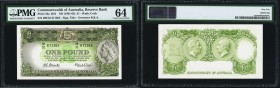 Australia Reserve Bank of Australia 1 Pound ND (1961-65) Pick 34a PMG Choice Uncirculated 64. 

HID09801242017