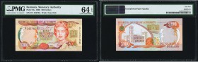 Bermuda Bermuda Monetary Authority 100 Dollars 24.5.2000 Pick 55a PMG Choice Uncirculated 64 EPQ. 

HID09801242017