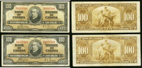 BC-27b 100 Dollars 1937 Fine-Very Fine; BC-27c 100 Dollars 1937 Fine. 

HID09801242017
