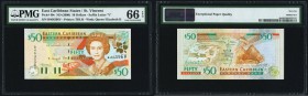 East Caribbean States East Caribbean Central Bank 50 Dollars ND (2000) Pick 40v PMG Gem Uncirculated 66 EPQ. 

HID09801242017