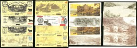 Great Britain Wales Private / Fantasy Issues ca. 1969-1971 Eight Examples Crisp Uncirculated. 

HID09801242017