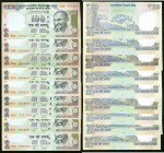 Solid Serial Numbers 111111 Through 999999 India Reserve Bank of India 100 Rupees 2012 Pick 105c Choice About Uncirculated or Better. 

HID09801242017