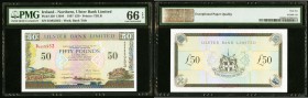 Ireland Ulster Bank Limited 50 Pounds 1.1.1997 Pick 338 PMG Gem Uncirculated 66 EPQ. 

HID09801242017