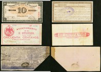 Mexico Credito del Estado de Tamaulipas 1 Peso 1876 Pick UNL (M765) Extremely Fine; Mexico Ayuntamiento de la H. Zitacuaro 50 Centavos 9.3.1915 Pick U...