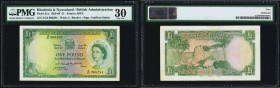 Rhodesia and Nyasaland Bank of Rhodesia and Nyasaland 1 Pound 4.7.1958 Pick 21a PMG Very Fine 30. 

HID09801242017