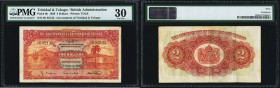 Trinidad And Tobago Government of Trinidad and Tobago 2 Dollars 2.1.1939 Pick 6b PMG Very Fine 30. 

HID09801242017