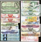 A Selection of Eighteen Bank Notes from Around the World ca. 1967-2013 Crisp Uncirculated. 

HID09801242017